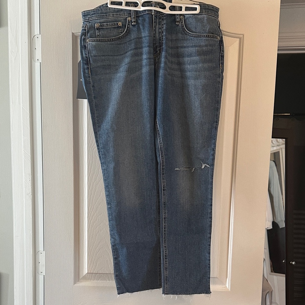 rag & bone Low Rise Slim Boyfriend Jeans